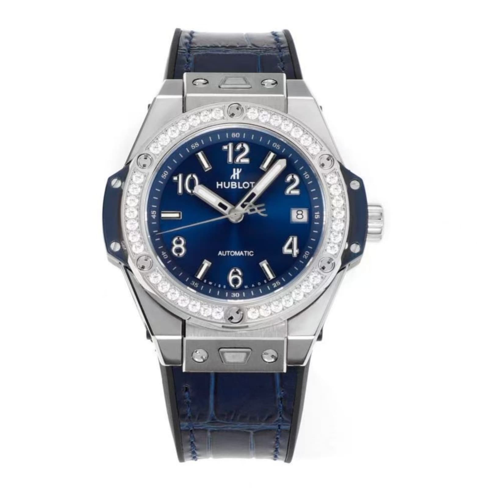 Big Bang One Click Fake Watch Blue Dial 39mm Men Watch