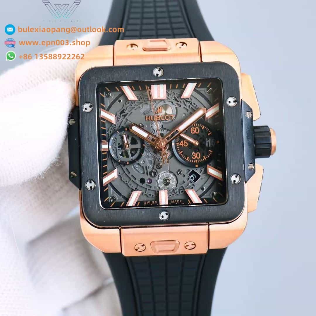 Big Bang Square Bang Unico King Gold Ceramic 821.OM.0180.RX 42mm Men Watch