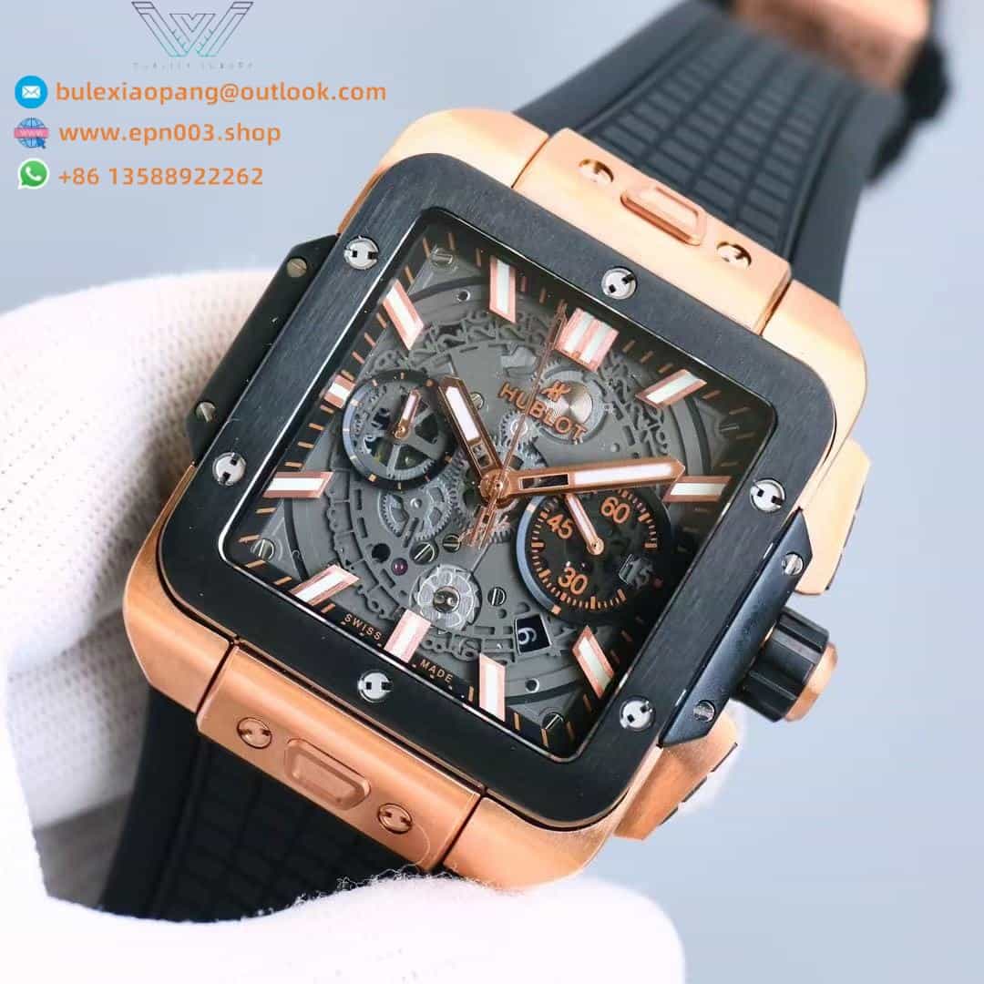 Big Bang Square Bang Unico King Gold Ceramic 821.OM.0180.RX 42mm Men Watch