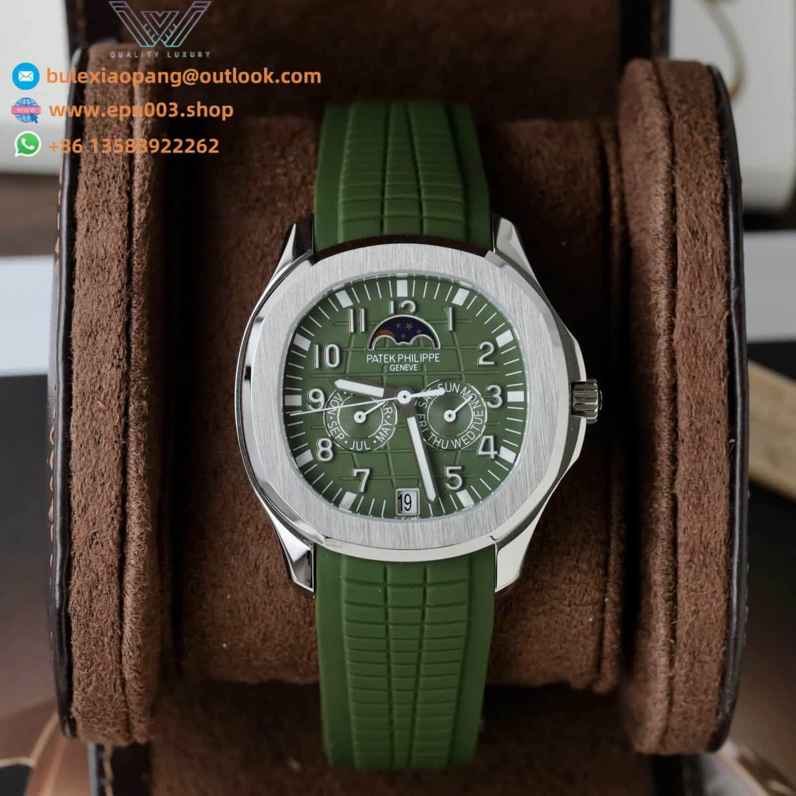 Aquanaut 5261G Automatic Swiss Movement Green Dial 40mm Men Watch