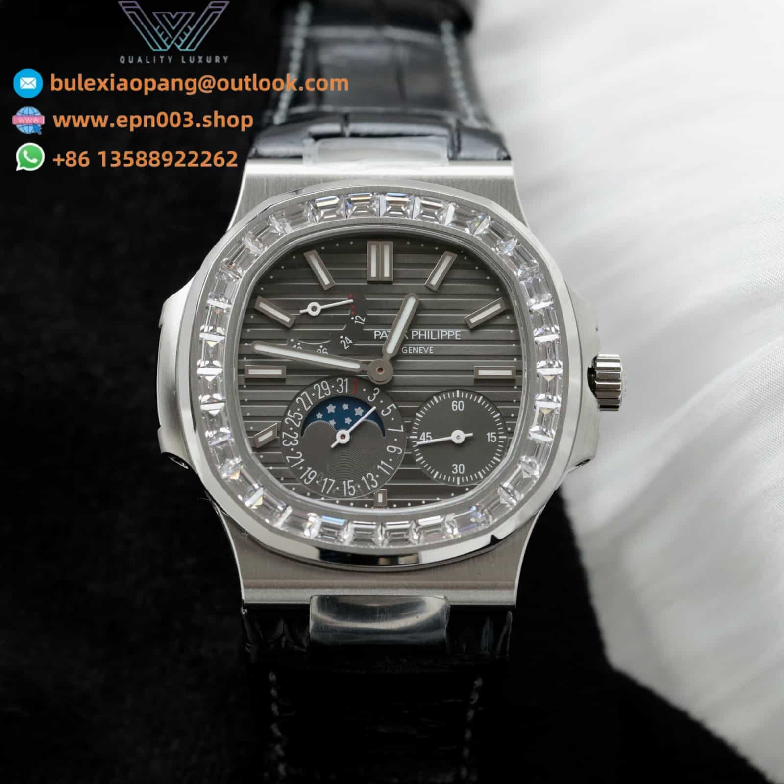 Nautilus 5724R Watches Gray Dial 40mm Men Watch