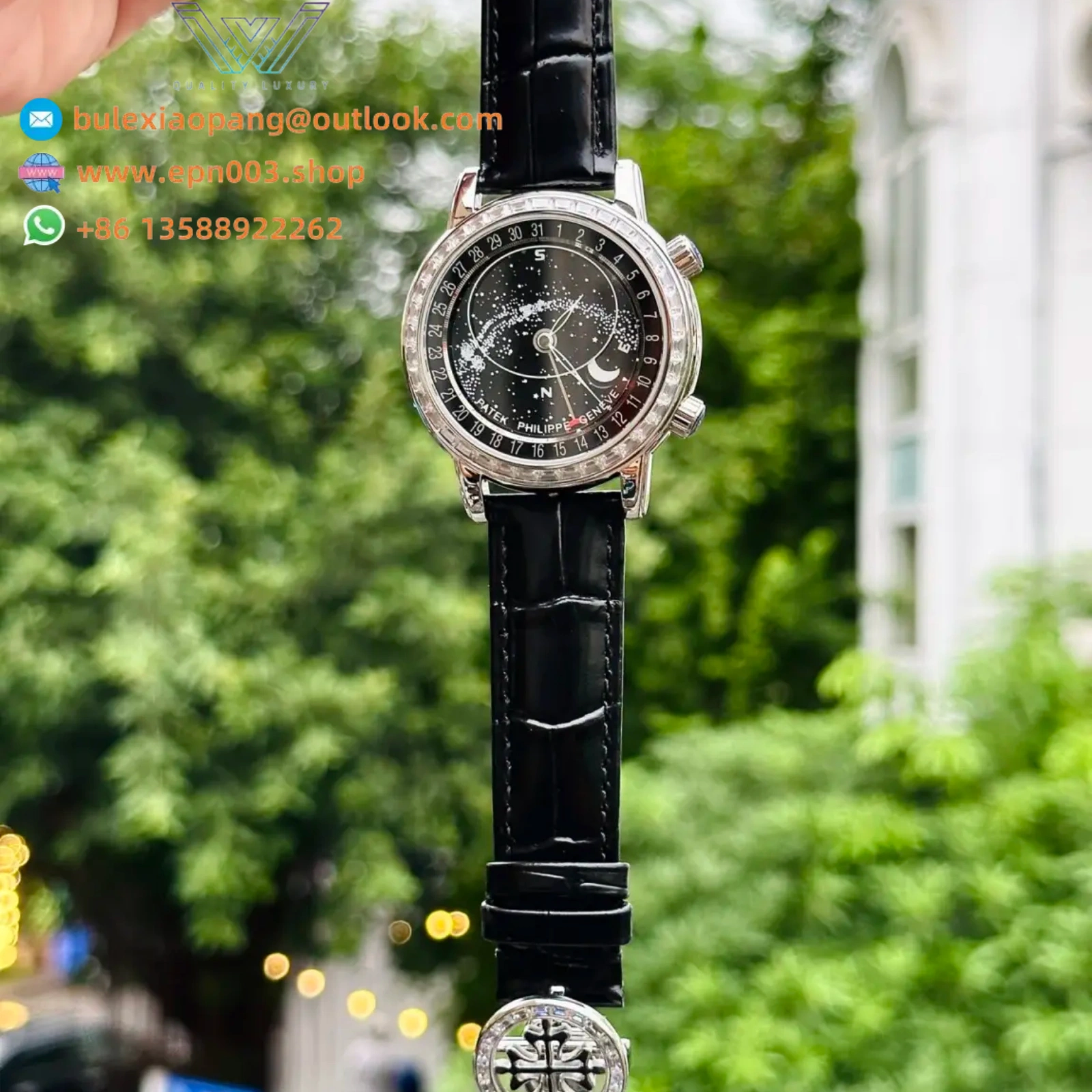 Grand Complications 6104P Watch Black Dial 44mm Men Watch