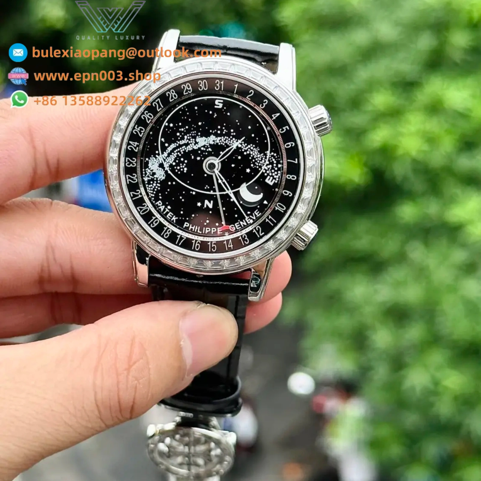 Grand Complications 6104P Watch Black Dial 44mm Men Watch