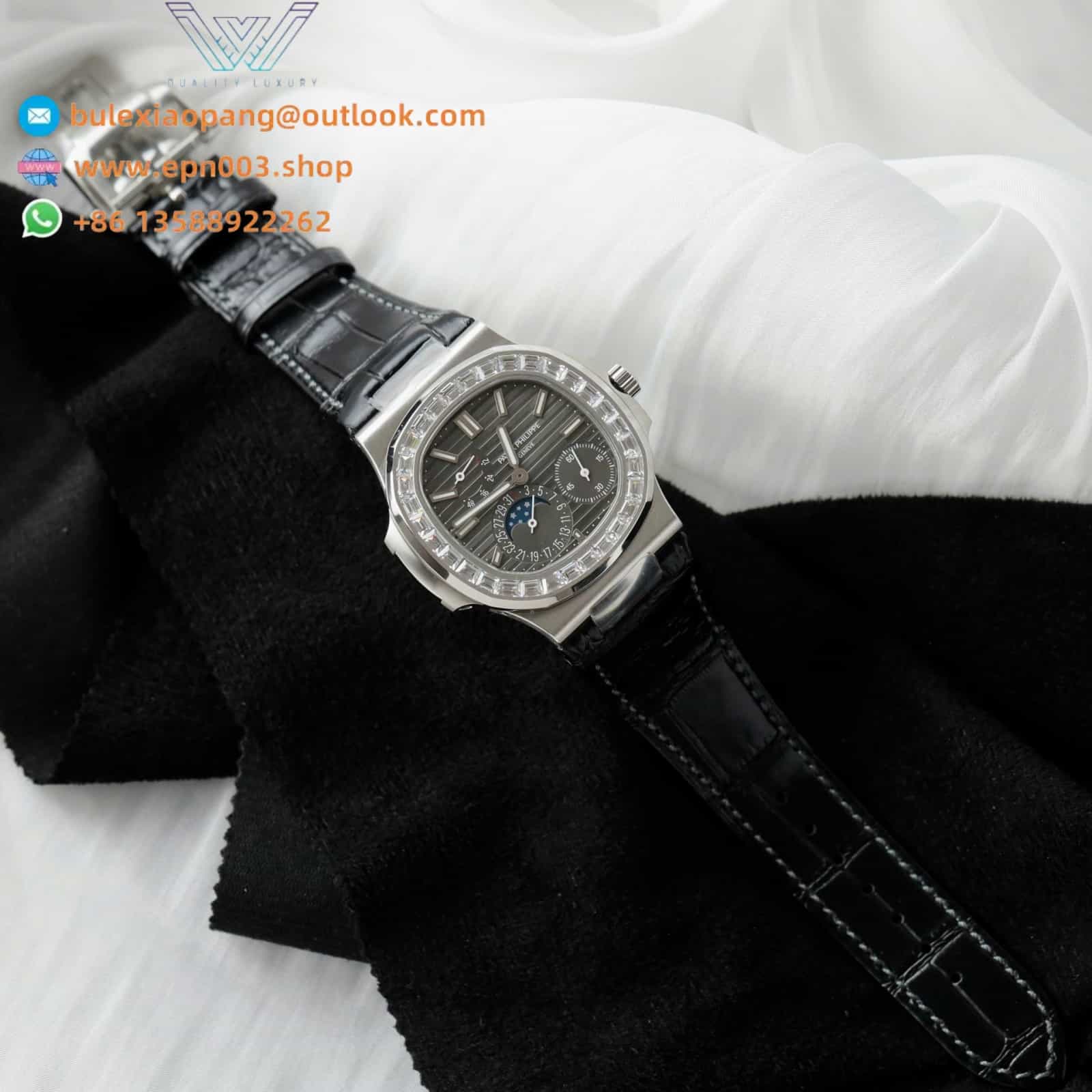Nautilus 5724R Watches Gray Dial 40mm Men Watch