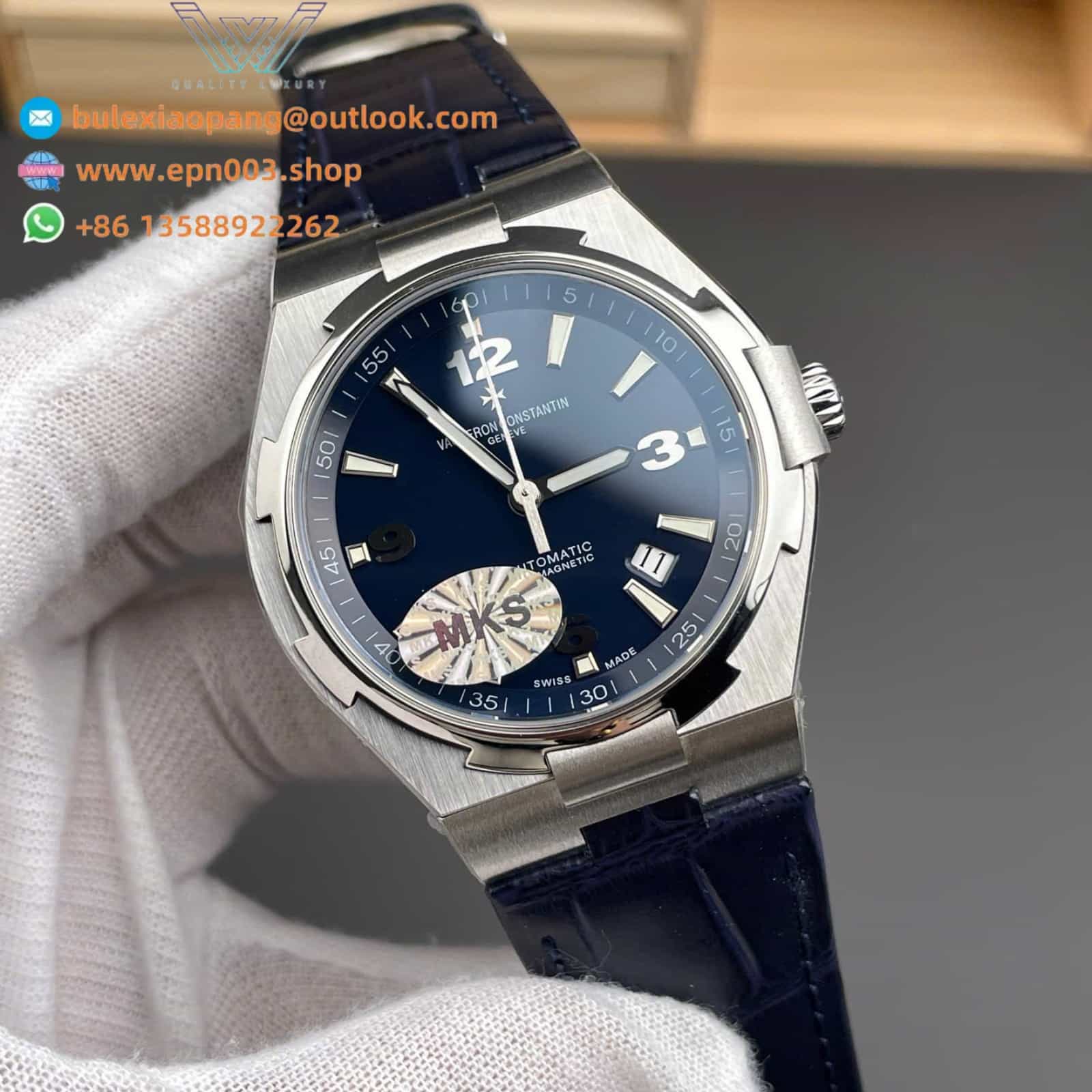 Overseas 47040 Blue Dial MKS 42mm Men Watch