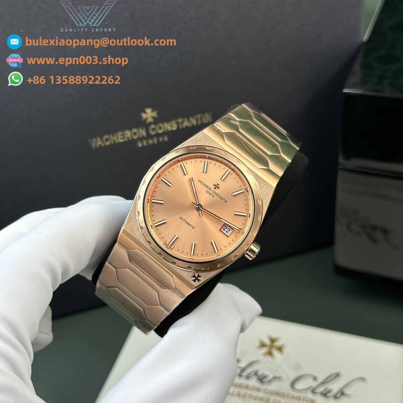 Historiques Rose Gold 37mm Women Watch
