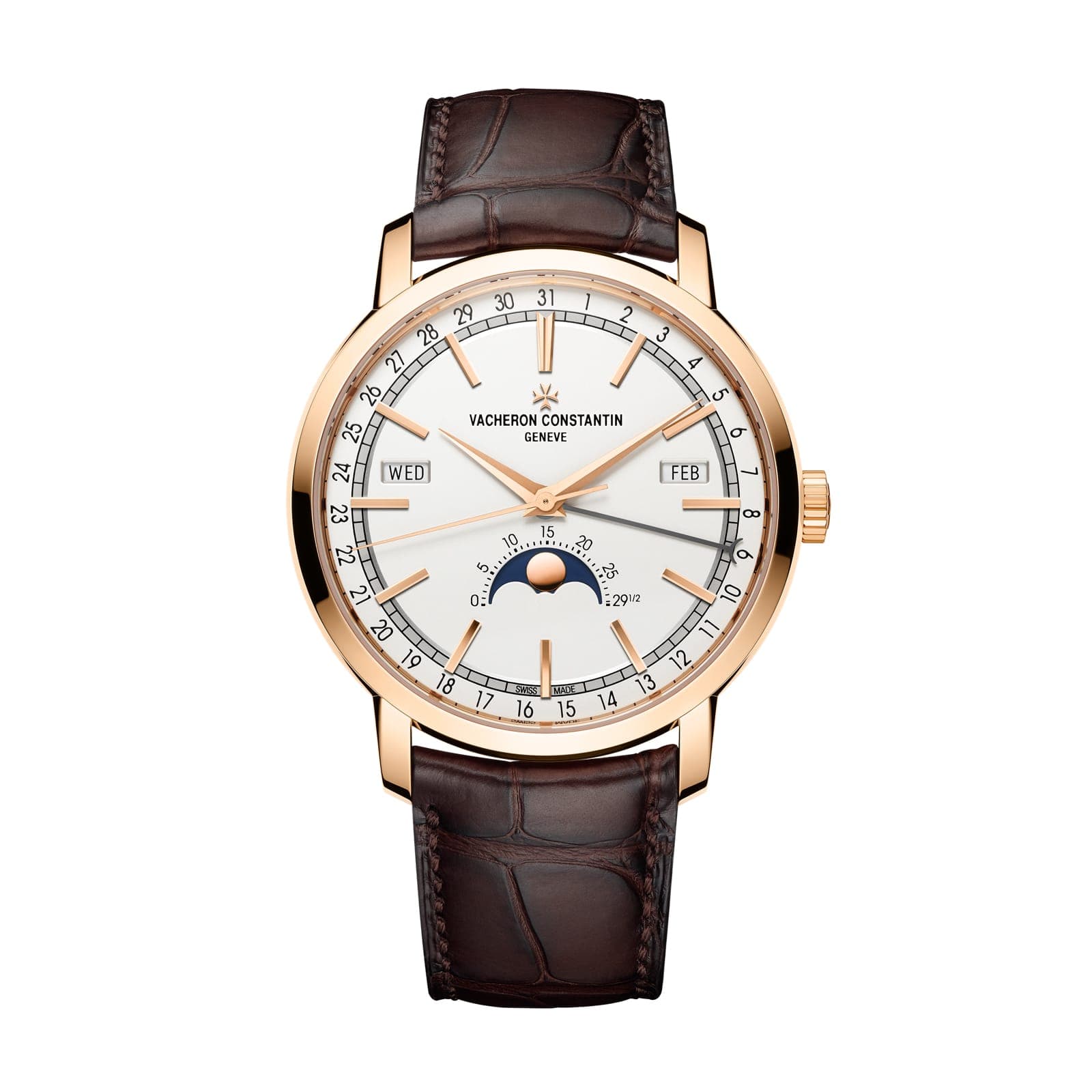 Traditionnelle Complete Calendar Pink Gold 41mm Men Watch