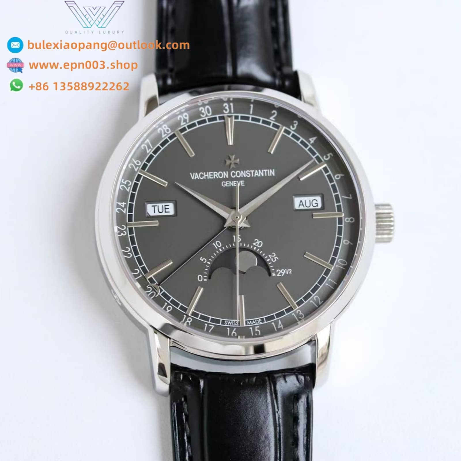 Traditionnelle Complete Calendar 41mm 4010T/000G-B740 - White Gold