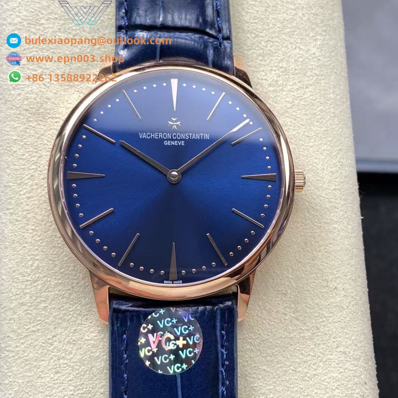 Patrimony Manual-Winding Pink Gold 40mm Men Watch