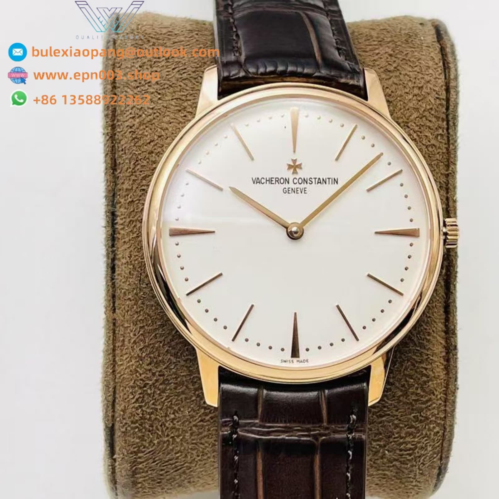 Patrimony Manual-Winding Pink Gold 40mm Men Watch