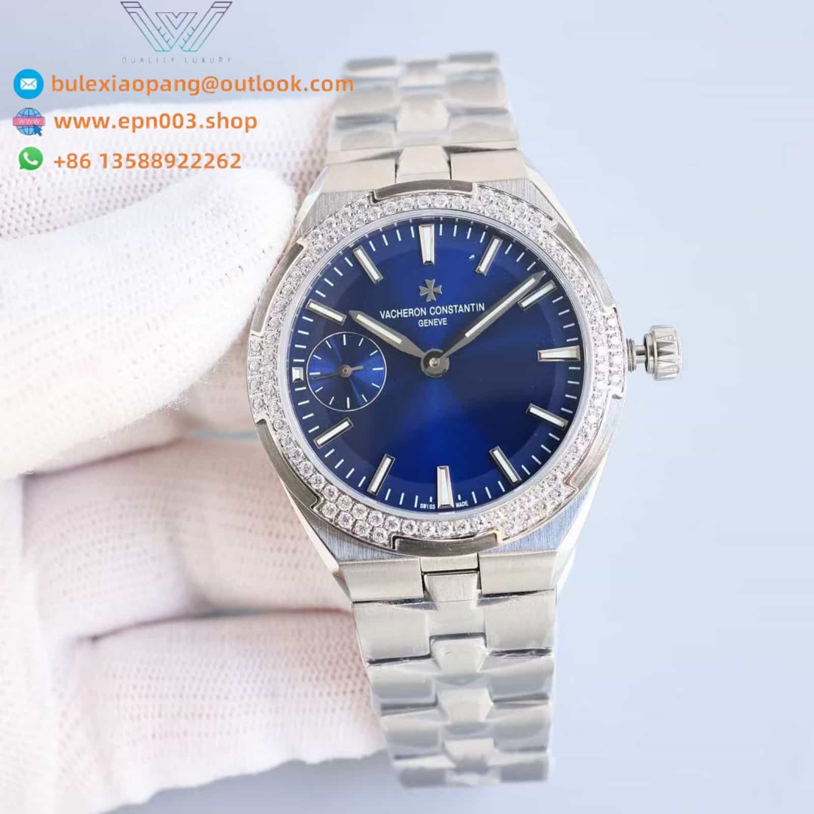 Overseas Self-Winding Steel 37mm Women Watch