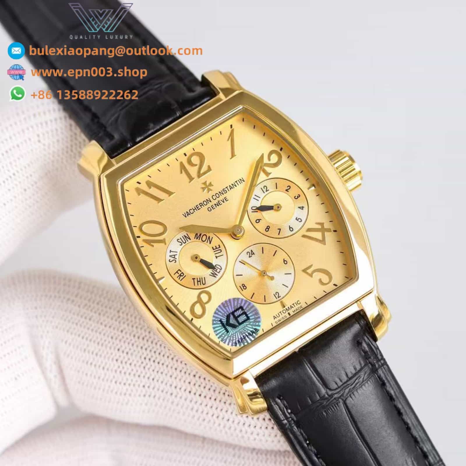 Malte Moon Phase Yellow gold 42 X 36.7 mm Men Watch