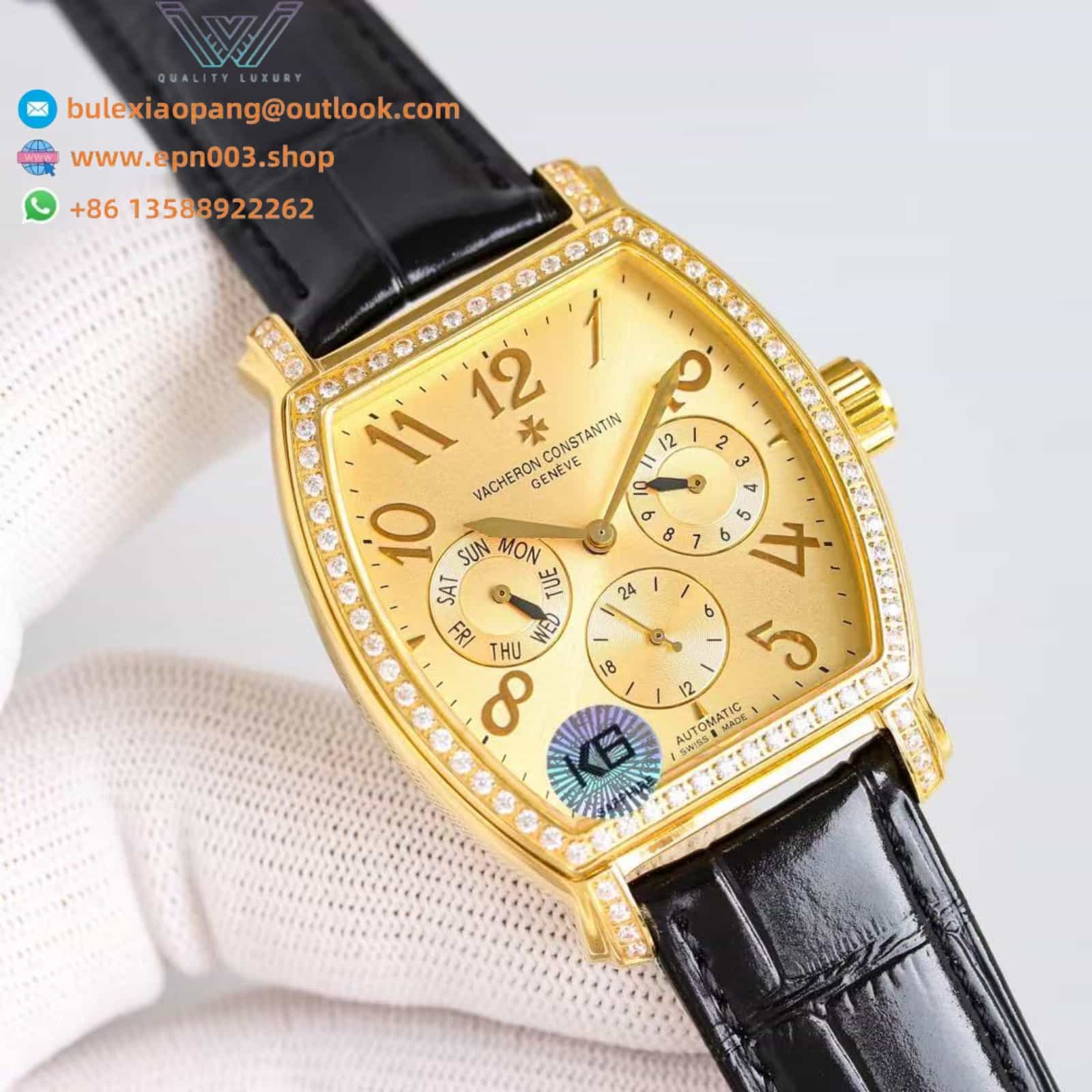 Malte Moon Phase Yellow Gold 42 X 36.7 mm Men Watch