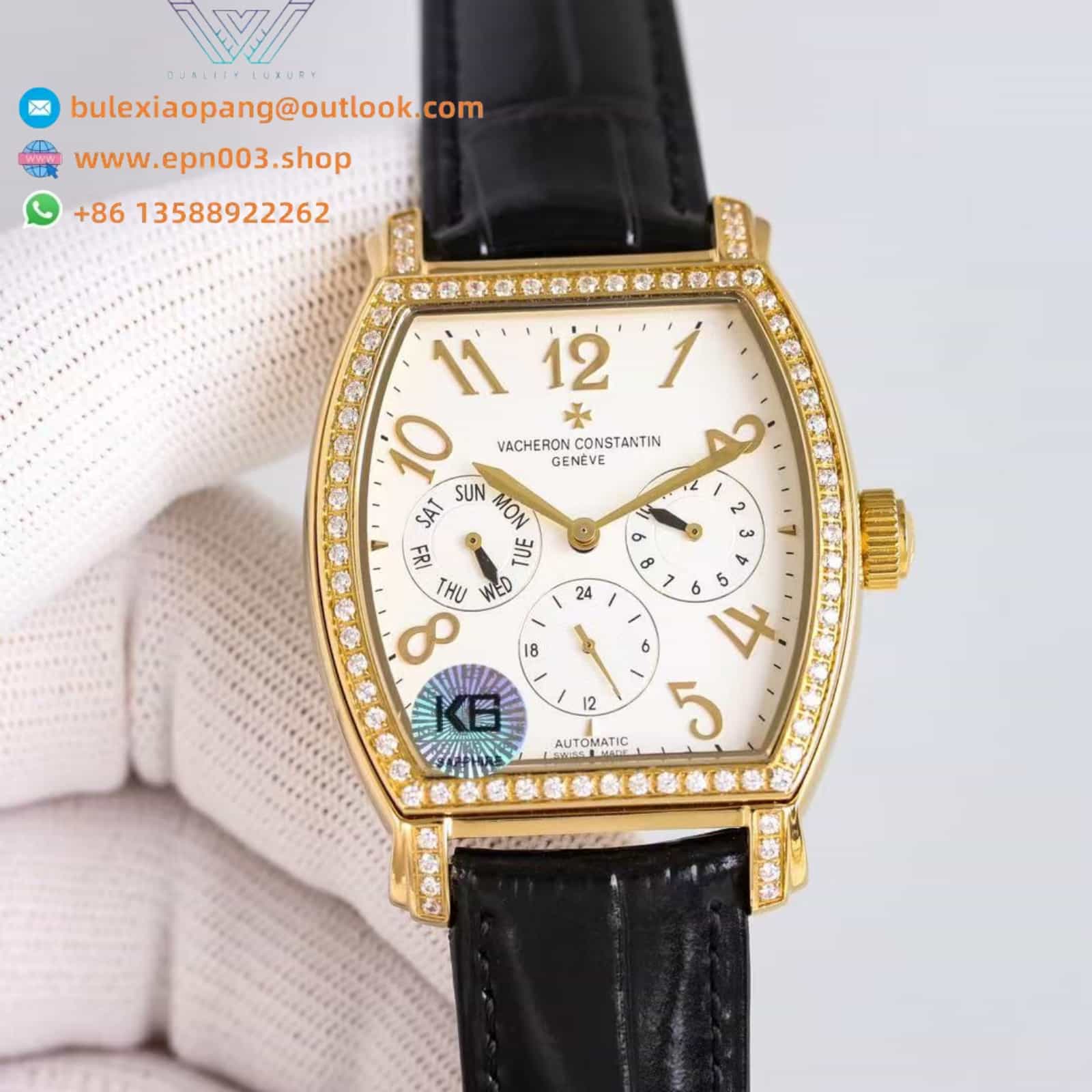 Malte Moon Phase Yellow Gold 42 X 36.7 mm Men Watch