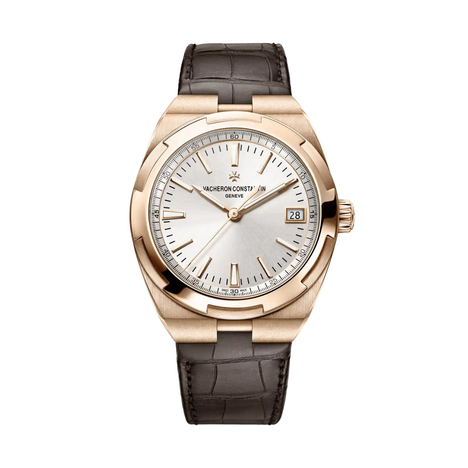 Overseas Self-Winding Pink Gold  41mm Men Watch