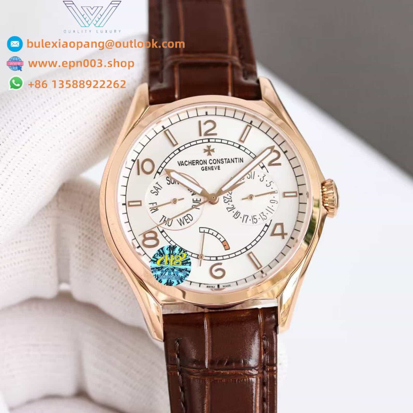 Fiftysix Day-Date Rose Gold 40mm Men Watch