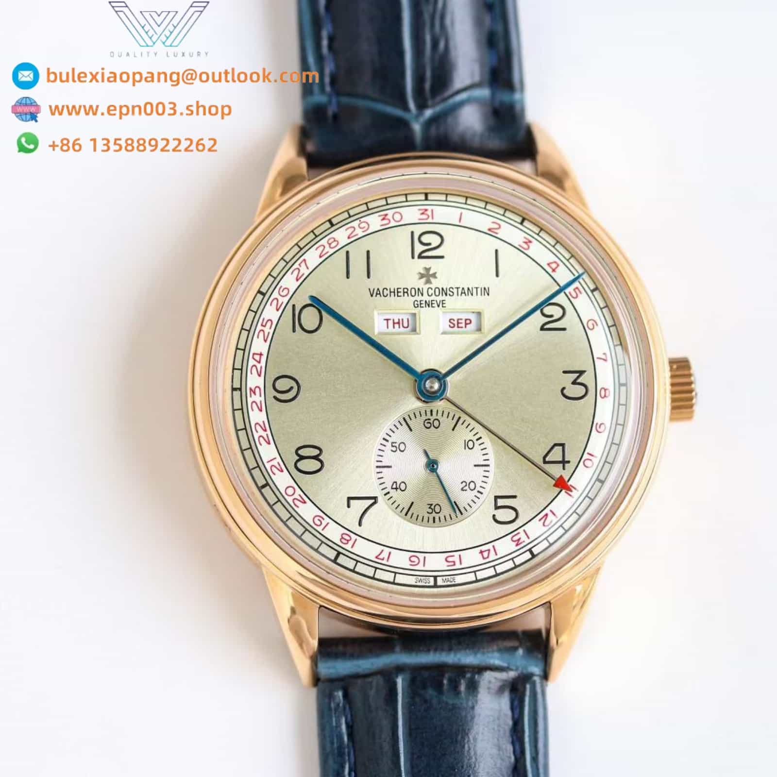 Historiques Triple Calendrier 1942 40mm Men Watch