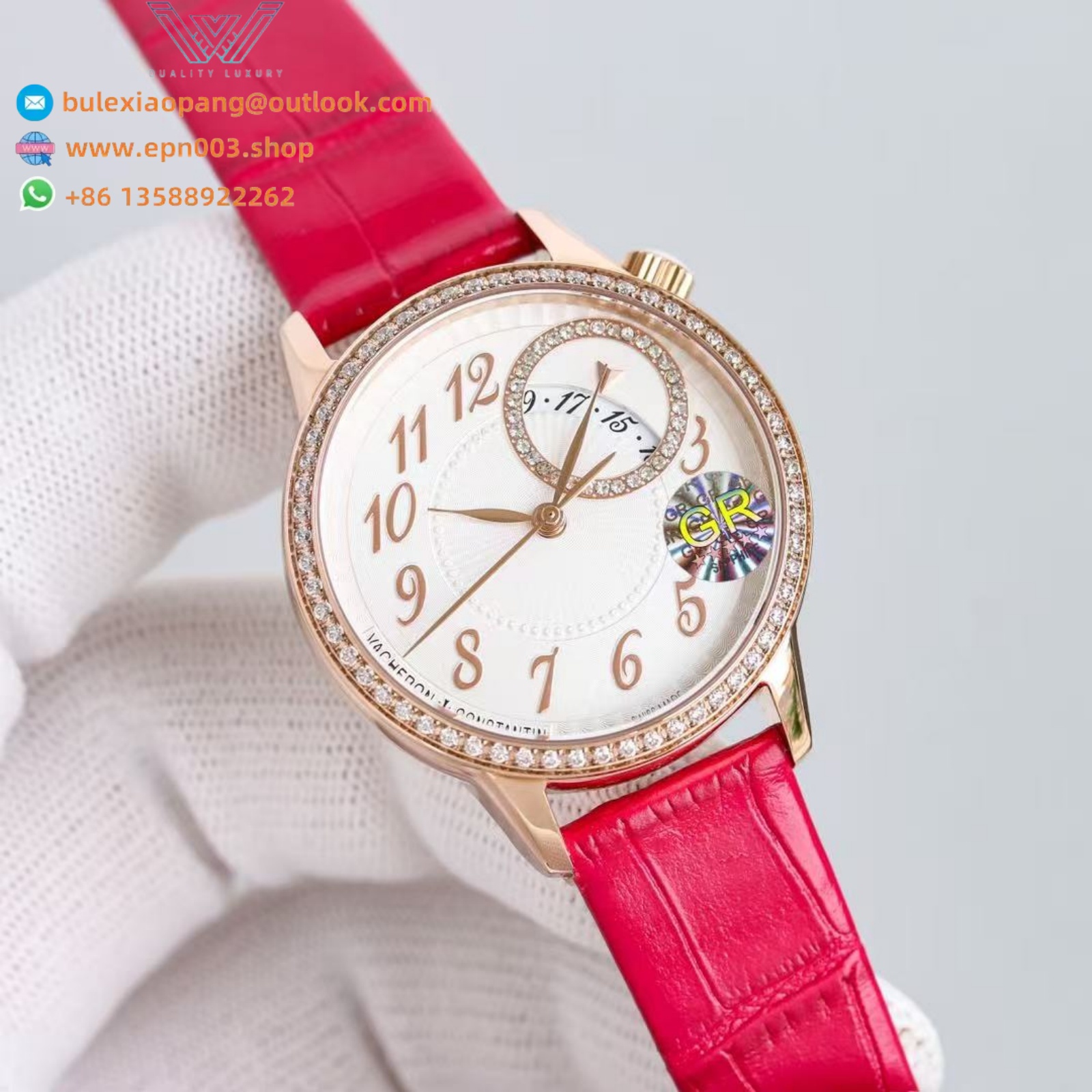 Egerie Self-Winding. Pink Gold 35mm Women Watch