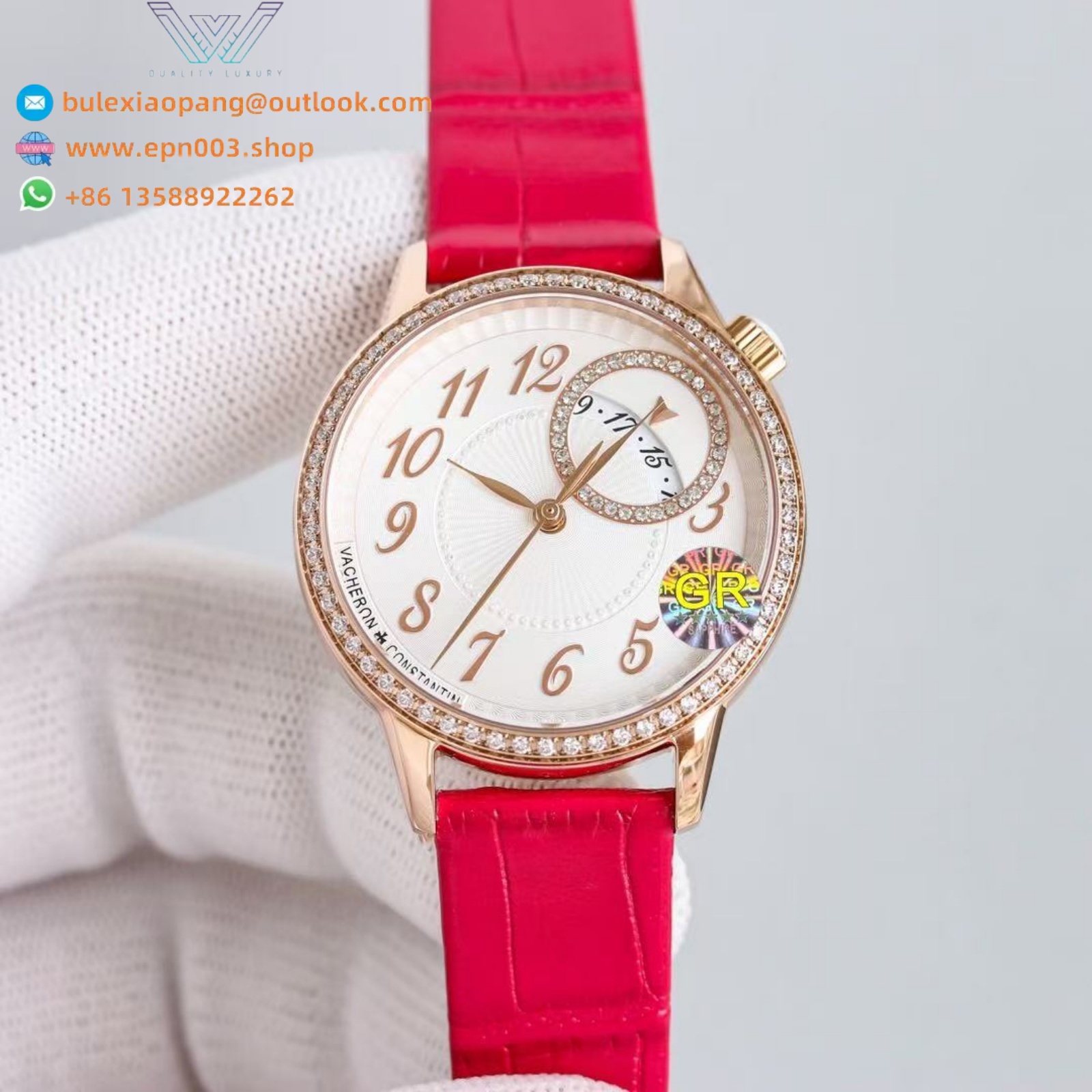 Egerie Self-Winding. Pink Gold 35mm Women Watch