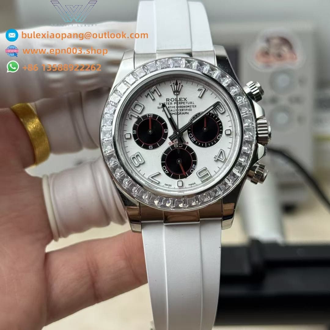 Cosmograph Daytona White Gold MOP Diamond Dial 40mm