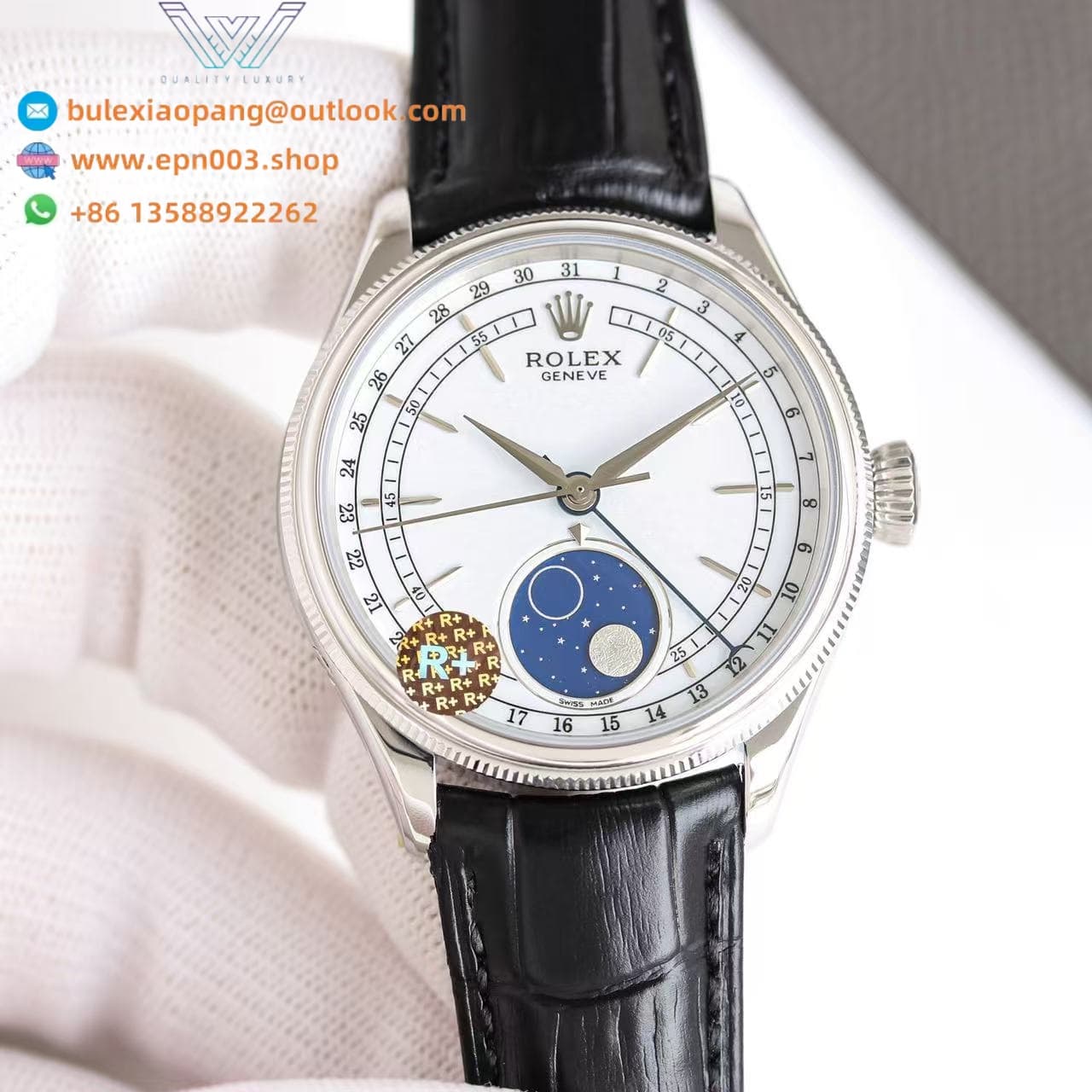 Cellini 50535 – Premium 904L Steel & Moonphase Complication 39mm
