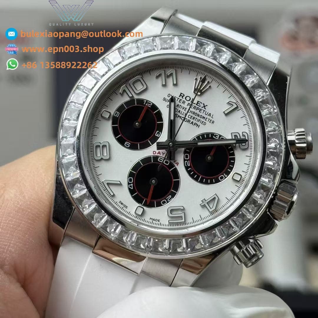 Cosmograph Daytona White Gold MOP Diamond Dial 40mm