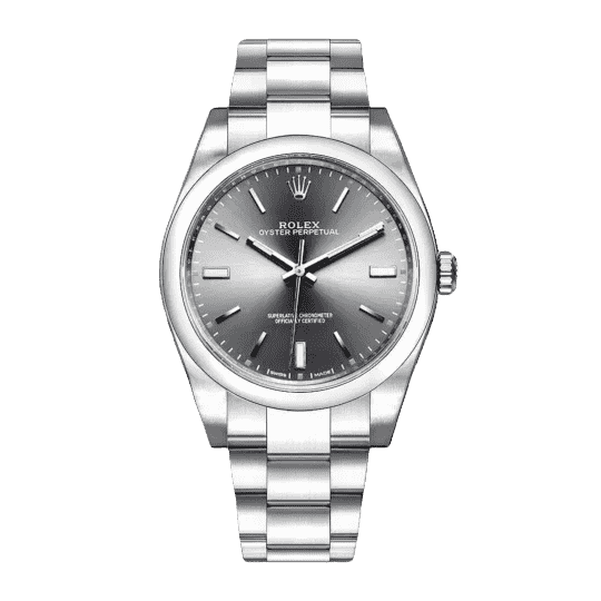Oyster Perpetual Rhodium Dial 114300 39mm
