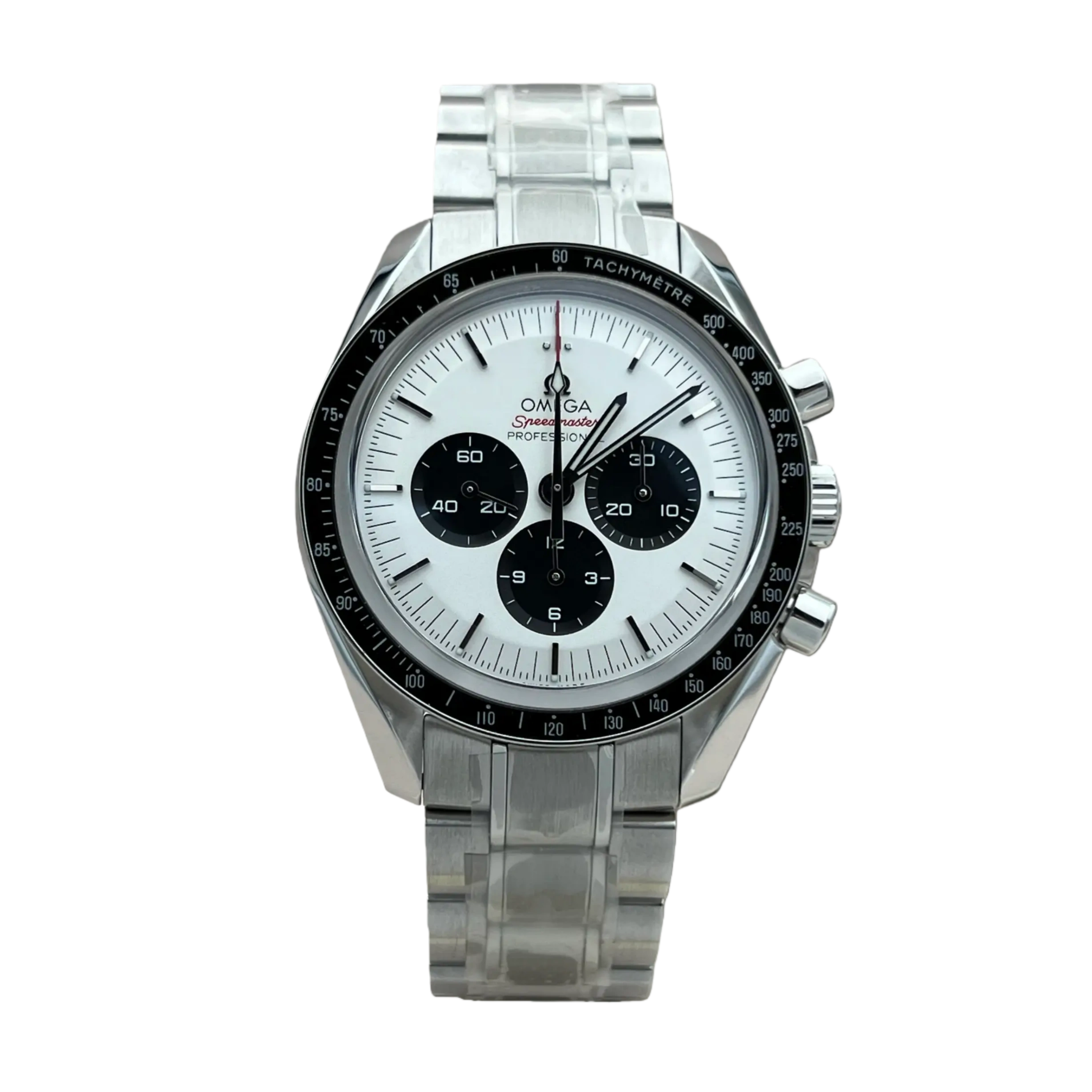 Speedmaster Moonwatch Professiona Chronograph Tachymeter White Dial 42mm Men's Watch