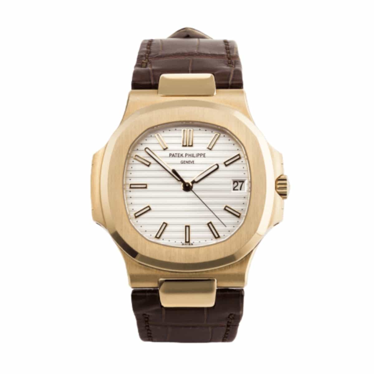 Nautilus Yellow Gold White Dial 5711J 40mm Men Watch
