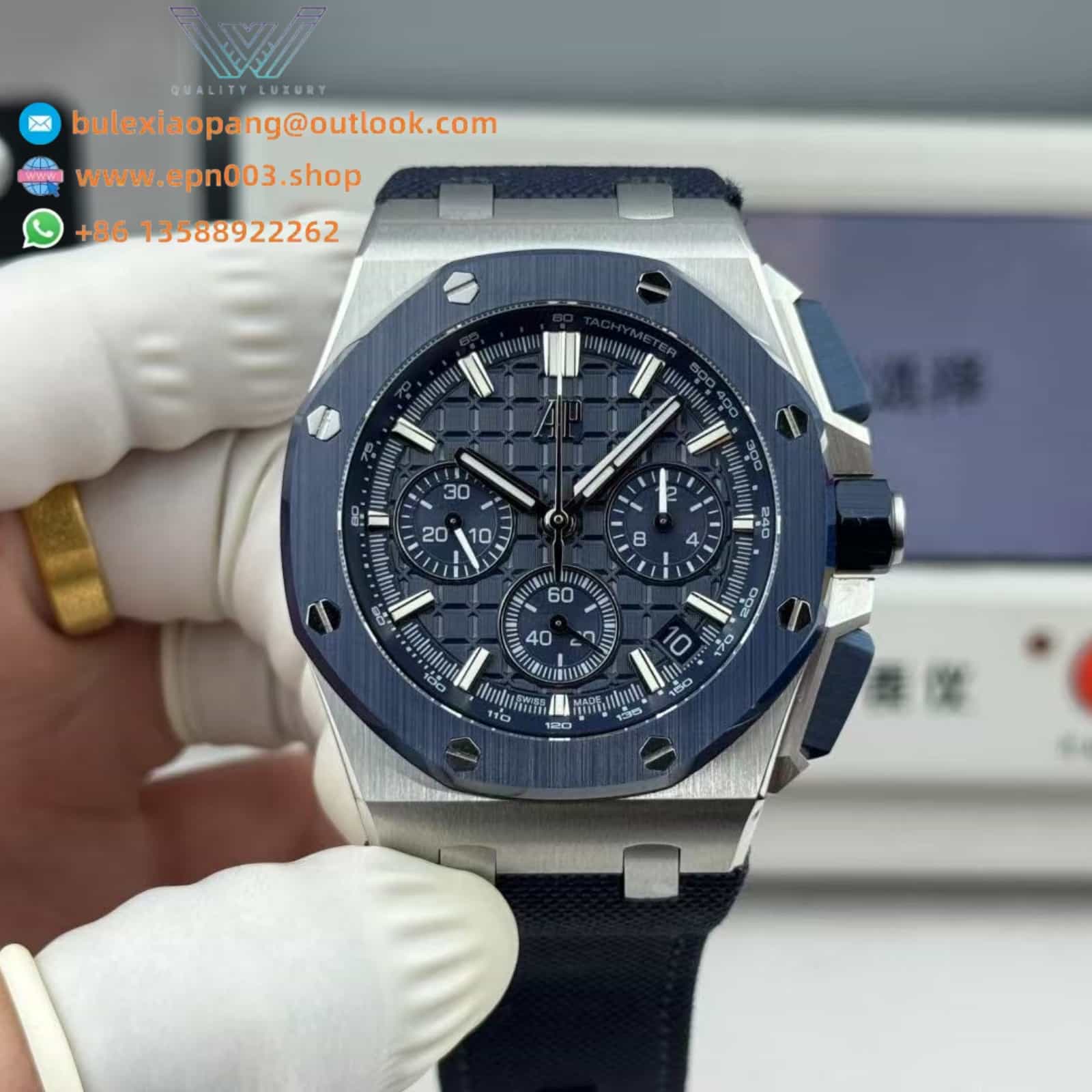 Royal Oak Offshore Bleu Nuit Stainless Steel 26420SO.OO.A029VE.01 43mm Men Watch