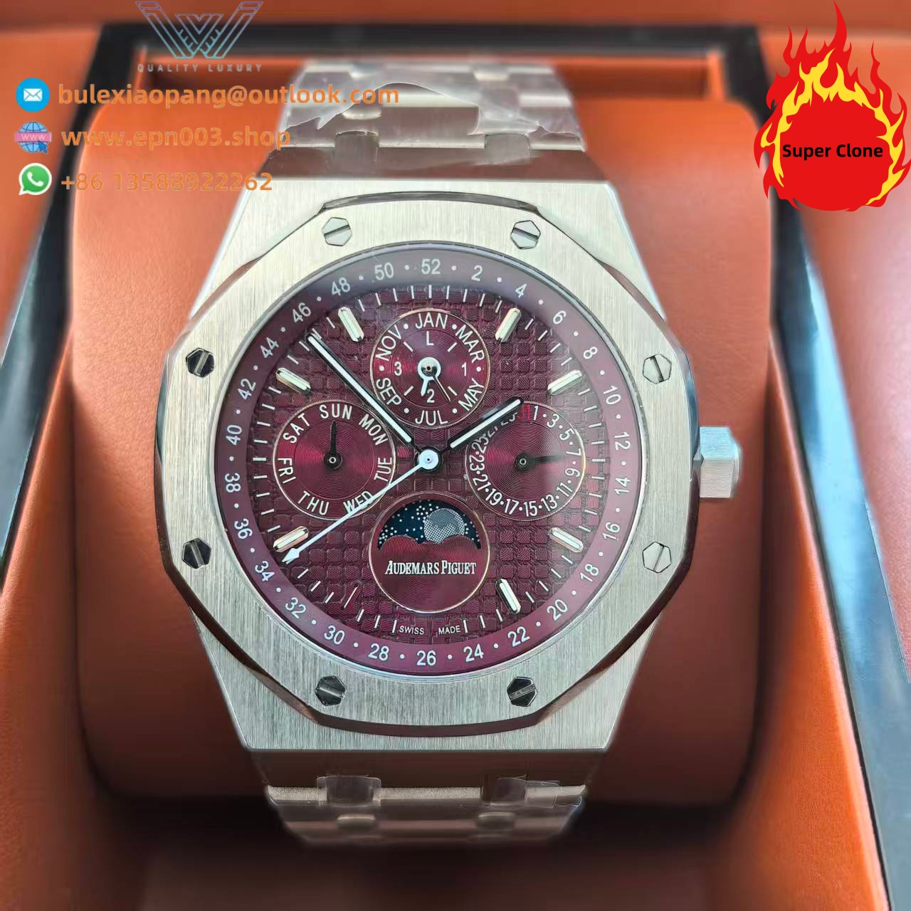 Royal Oak Perpetual Calendar Qatar Edition 41mm Men Watch