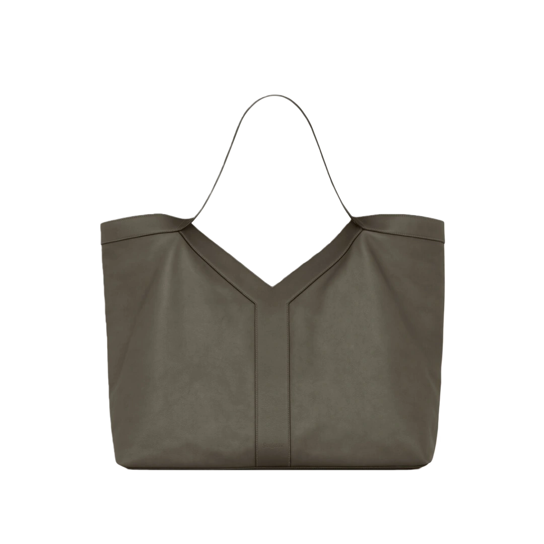 Y LARGE TOTE IN SMOOTH LEATHER LIGHT MUSK - 820672AAE5O3212