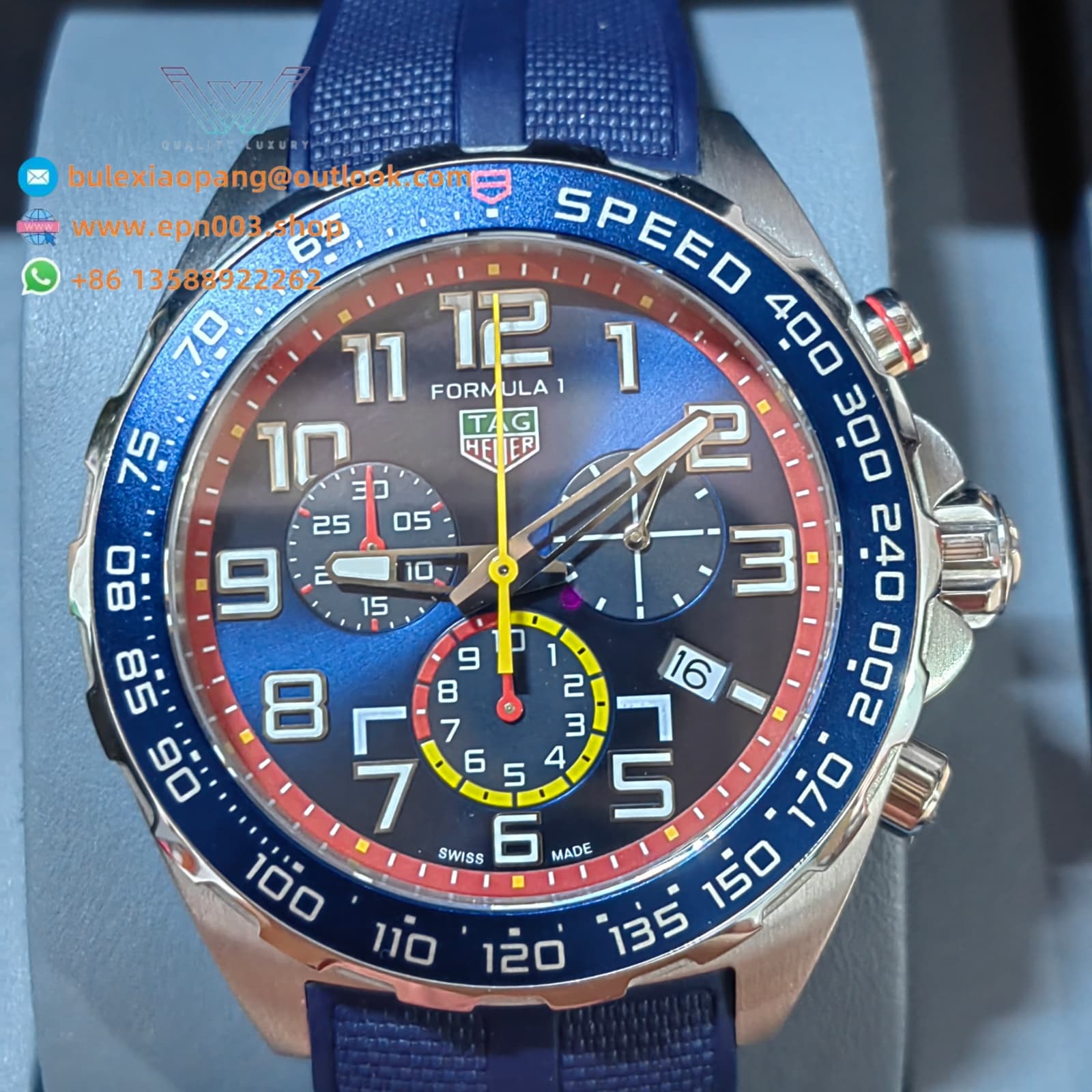 Formula 1- SPECIAL EDITION-Chronograph X Red Bull Racing 43mm-Mens Watch
