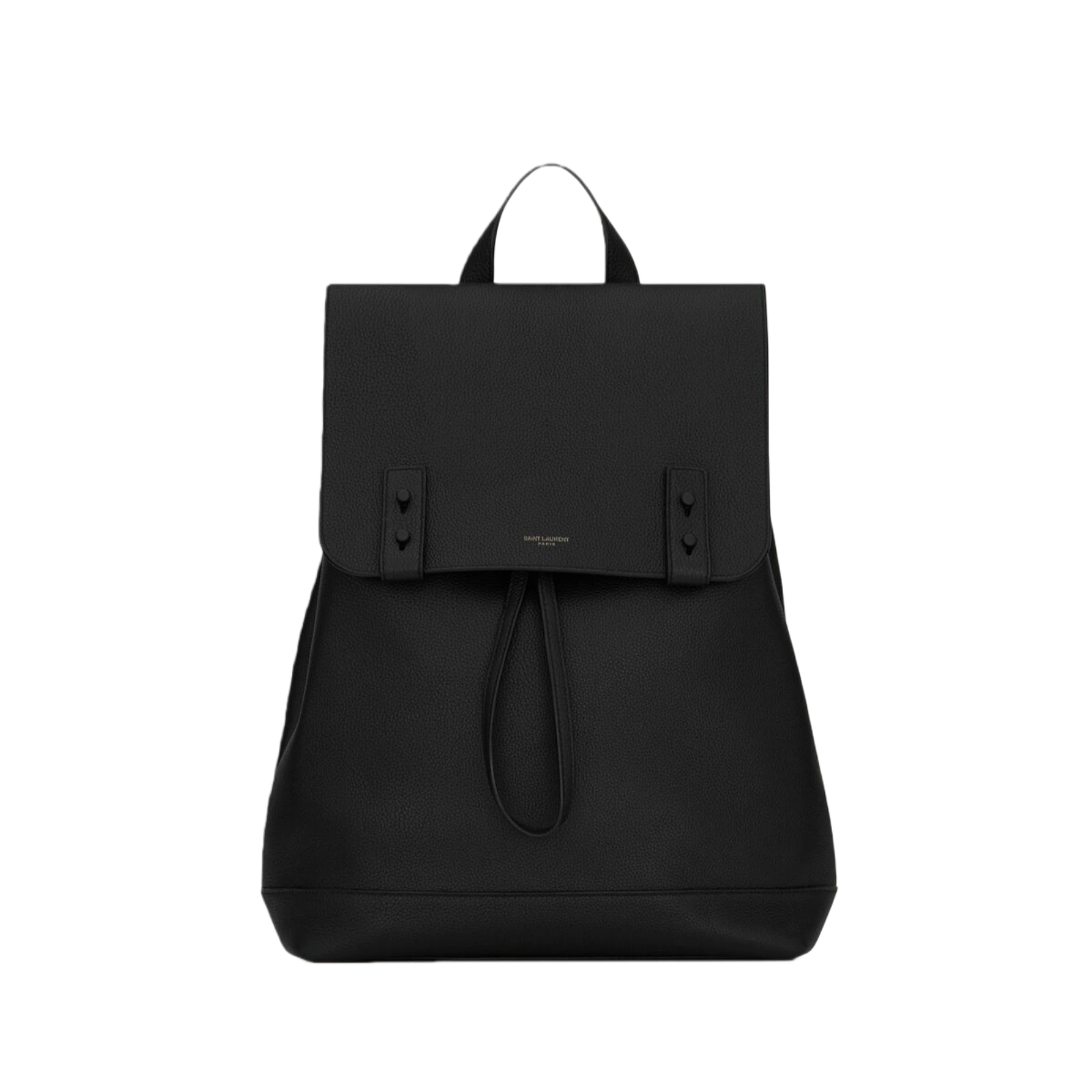SAC DE JOUR BACKPACK IN GRAINED LEATHER BLACK - 480585DTI0Z1000