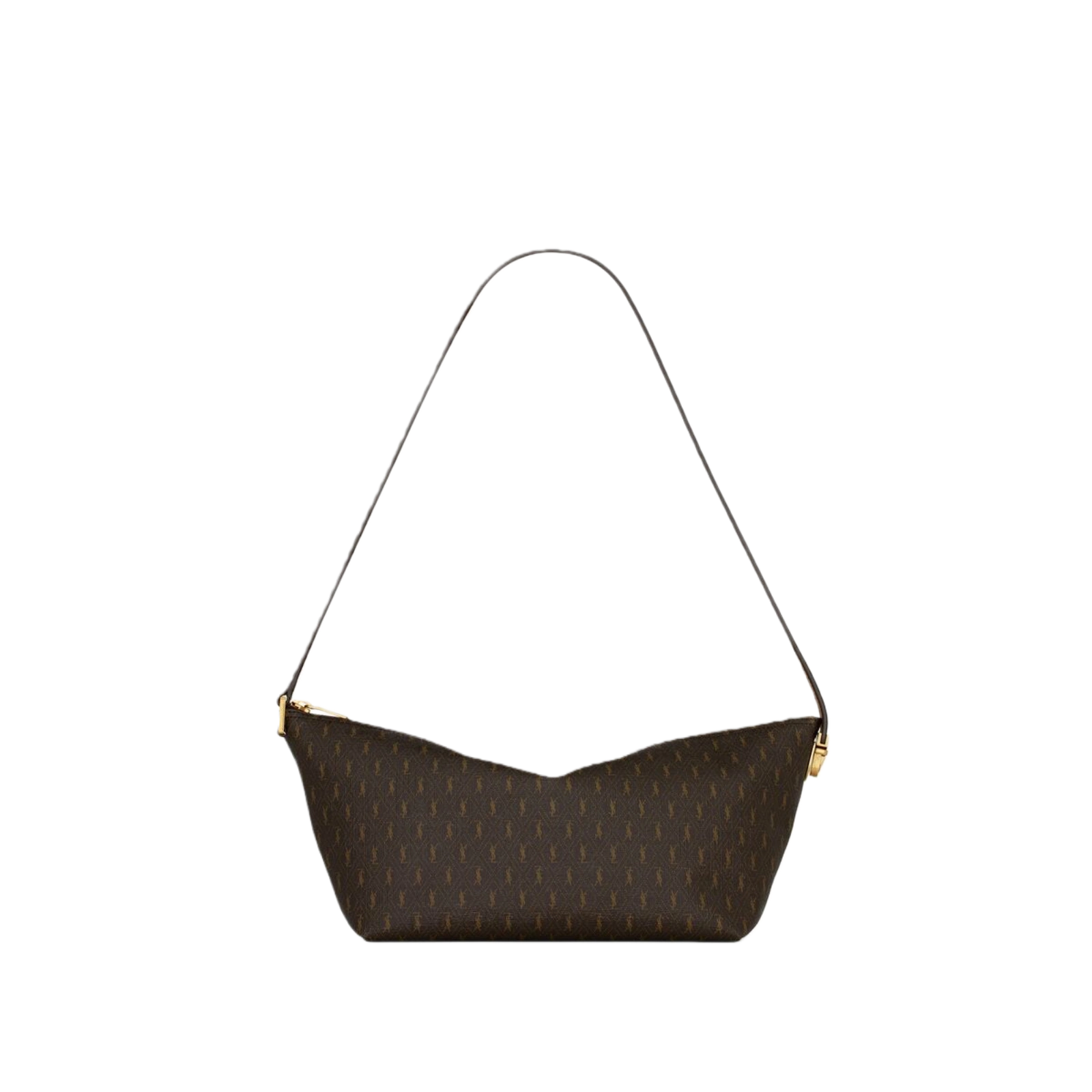 MESSENGER LE MONOGRAMME CROSSBODY BAG IN CASSANDRE CANVAS AND SMOOTH LEATHER - 667490FABLK2166