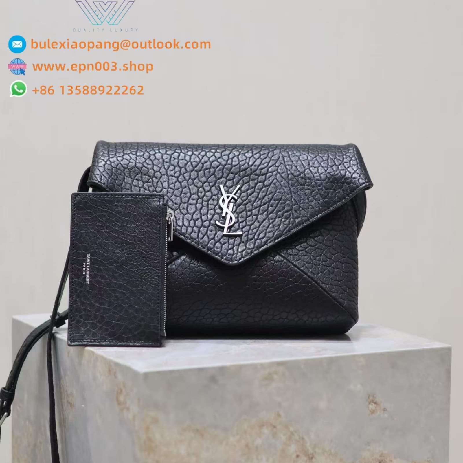 MESSENGERS CASSANDRE ENVELOPE MESSENGER IN LAMBSKIN - 801490AACIU1000
