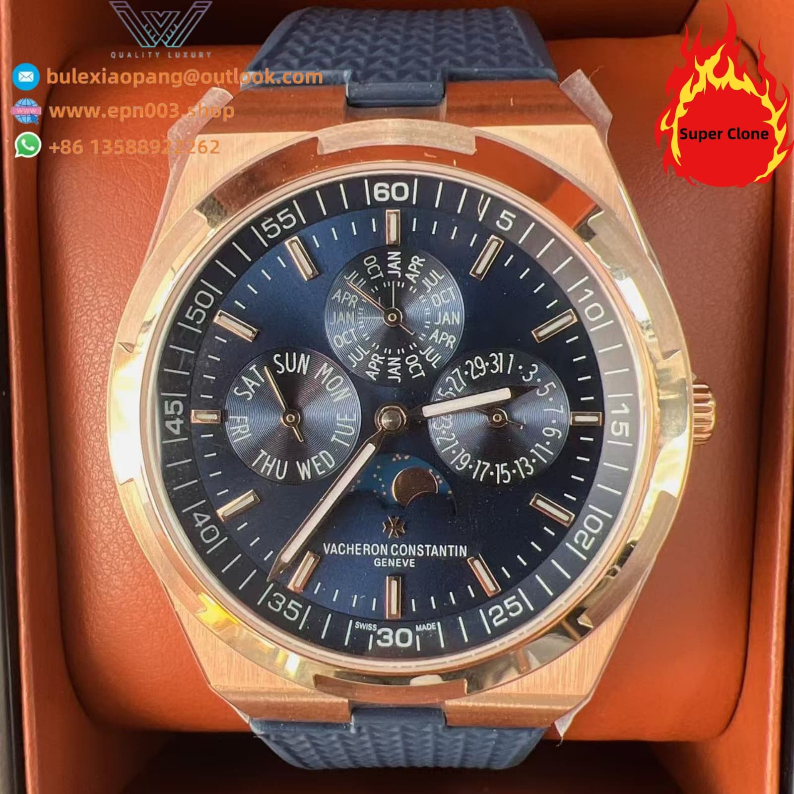 Overseas Ultra-Thin Perpetual Calendar 4300V/000r-b064 41.5mm - Men Watch