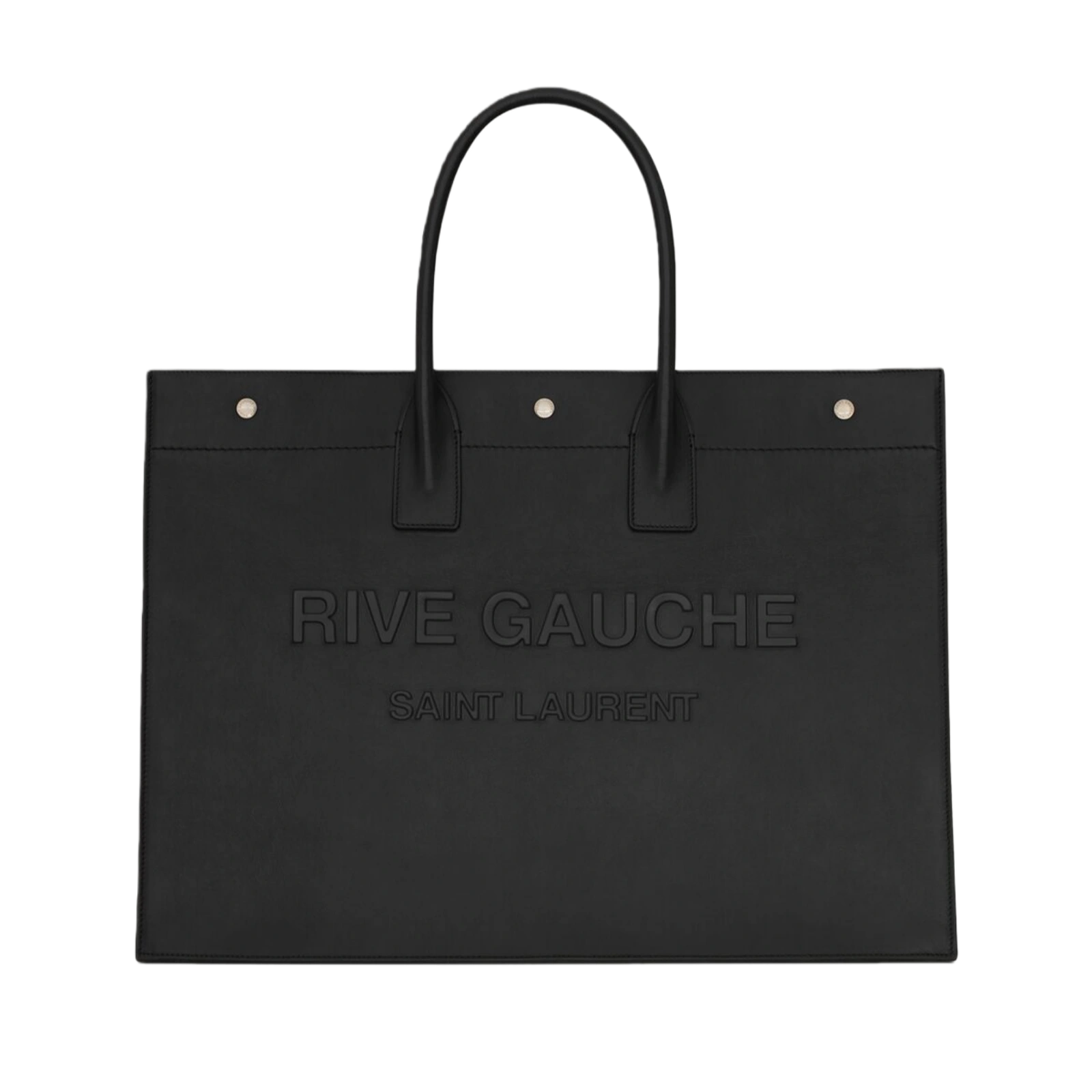 RIVE GAUCHE LARGE TOTE BAG IN SMOOTH LEATHER - 587273CWTFE1000