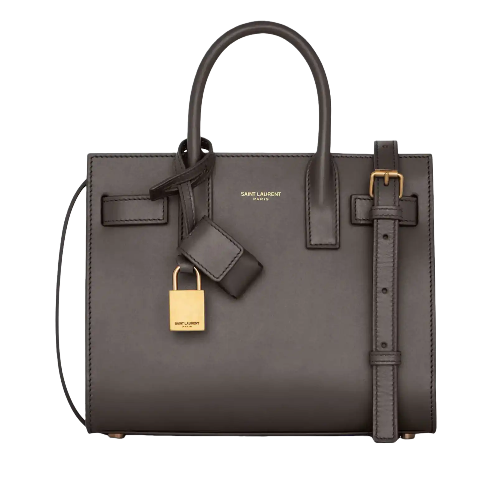 SAC DE JOUR IN SMOOTH LEATHER – NANO/BABY URBAN GREY - 39203502G9W1997