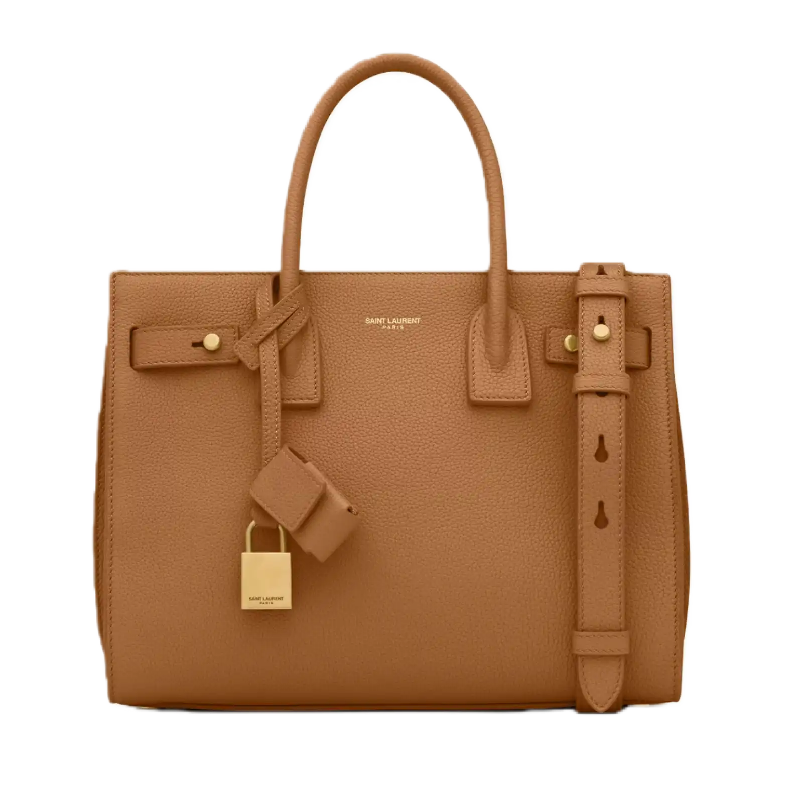 SAC DE JOUR IN SUPPLE GRAINED LEATHER - BABY CINNAMON - 717448DTI0W7715