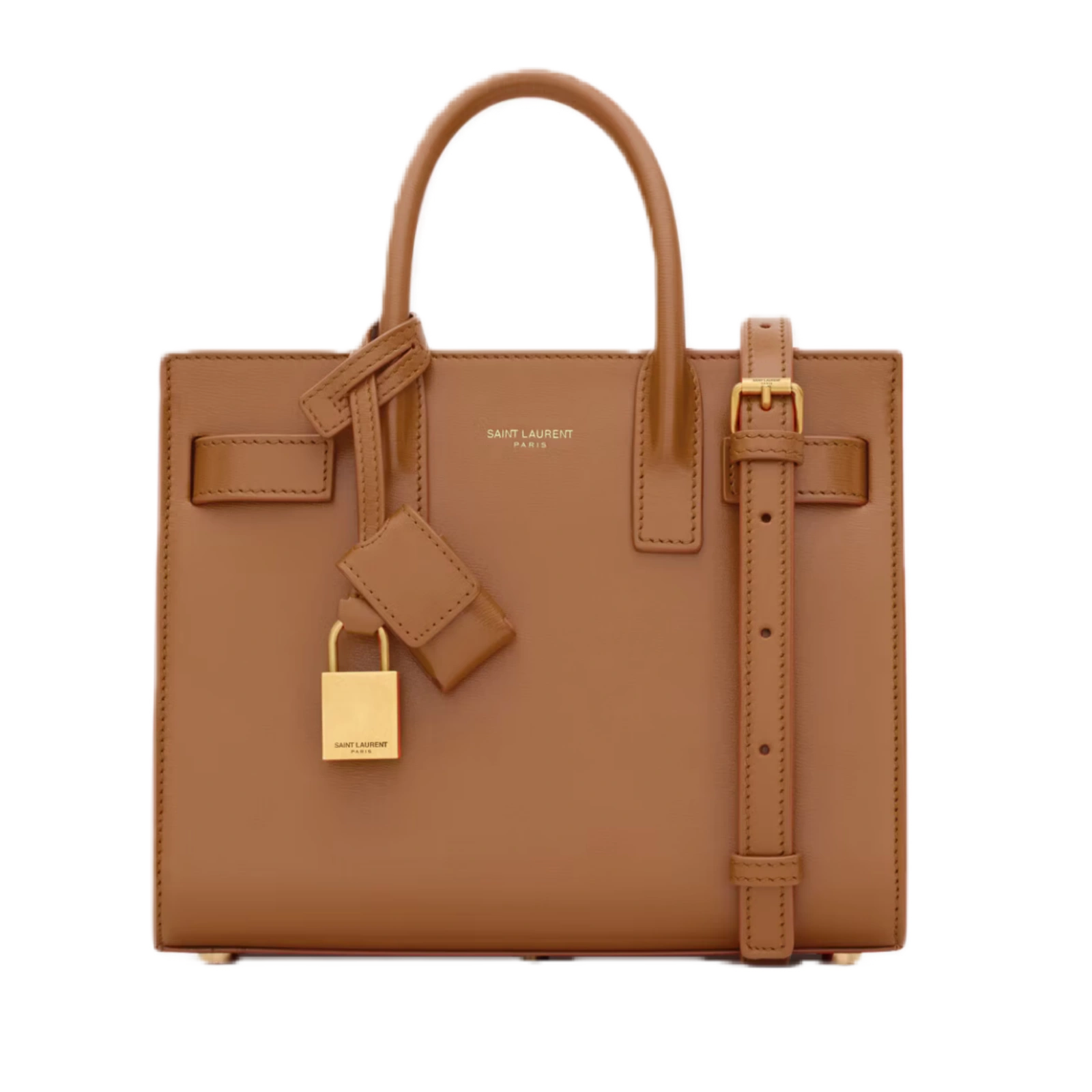 SAC DE JOUR IN SMOOTH LEATHER - NANO FOX - 39203502G9W2536