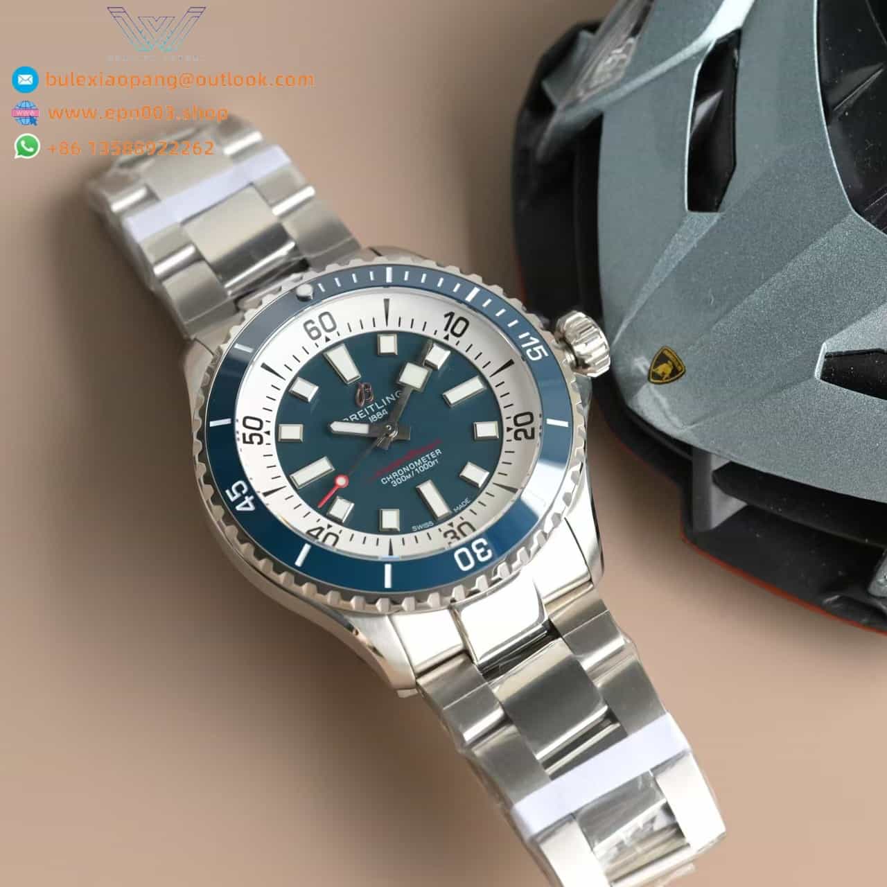 Superocean Blue 42mm Mens Watch