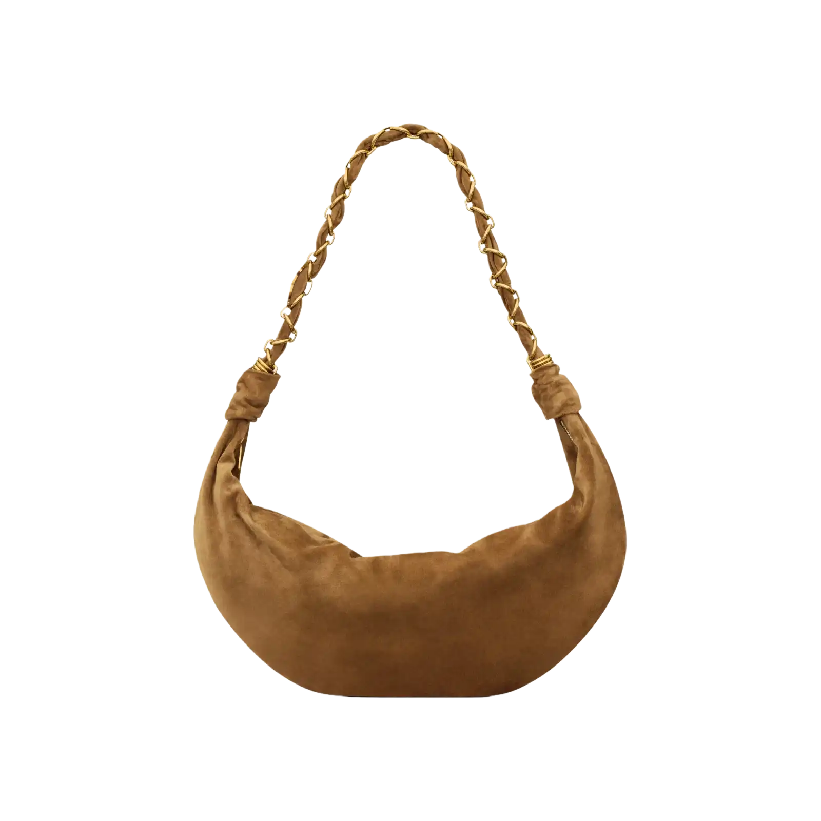 AMALIA HOBO IN SUEDE CARAMEL COGNAC - 8622101U80W2916