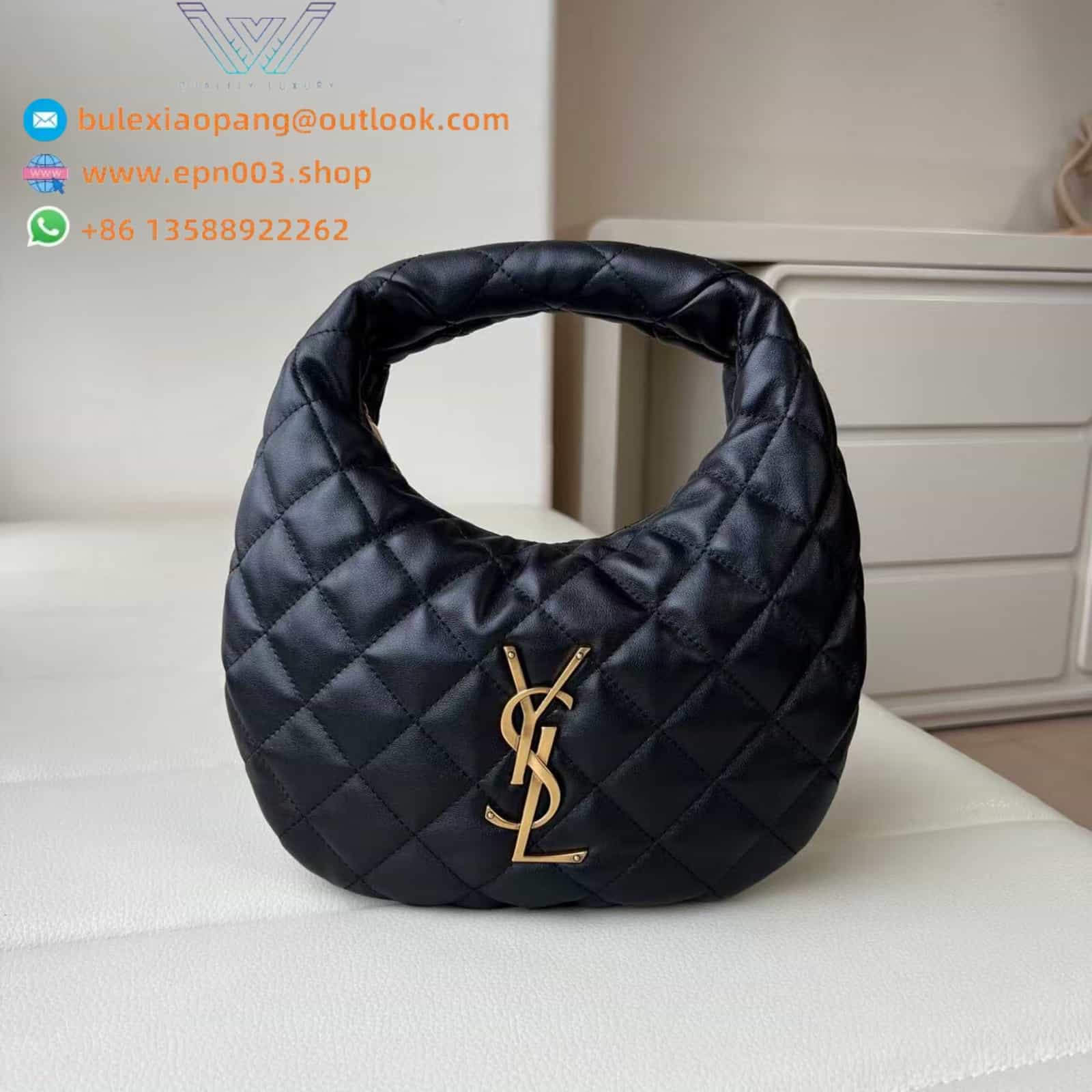 ICARINO IN QUILTED NAPPA BLACK - 851689AAANG1000