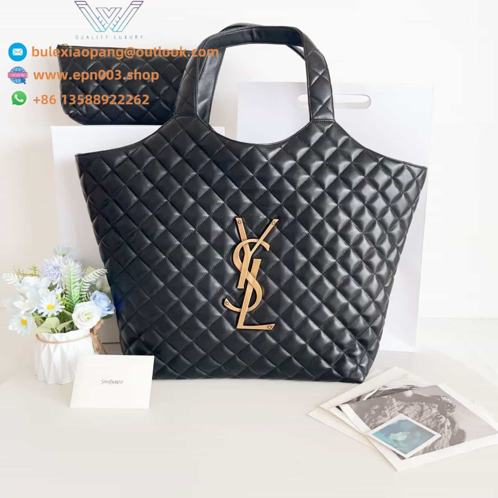ICARE IN QUILTED LAMBSKIN BLACK - 698651AAANG1000