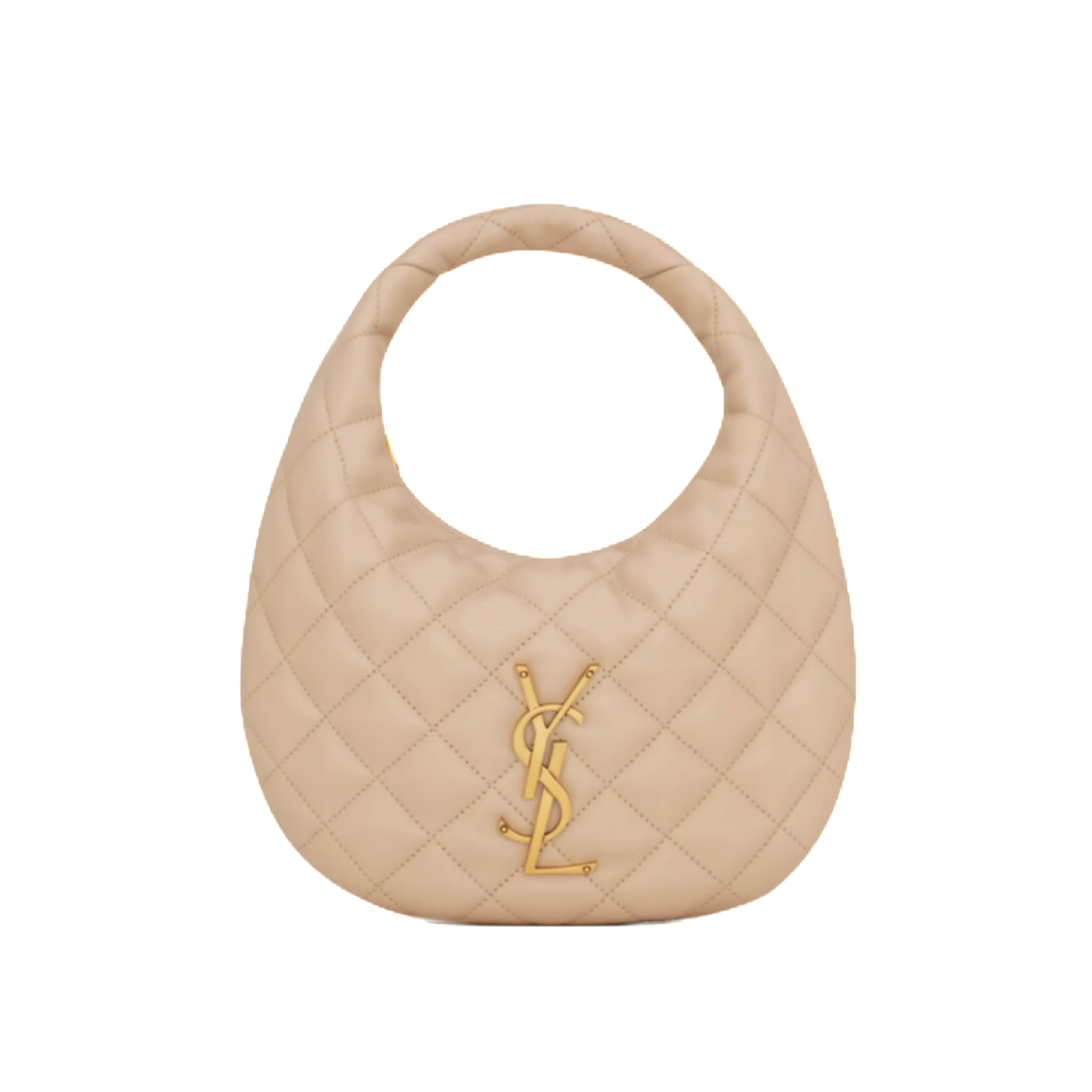 ICARINO IN QUILTED NAPPA DARK BEIGE - 851689AAANG2721