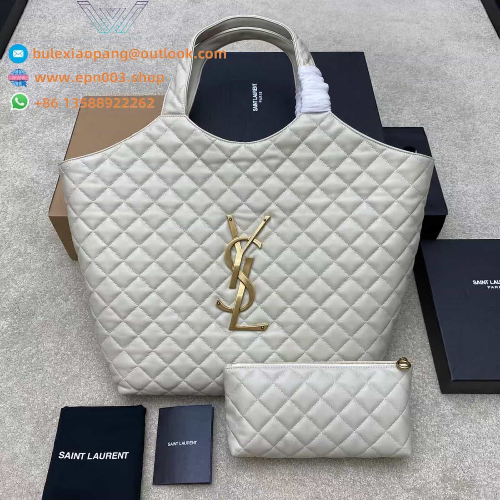 ICARE IN QUILTED LAMBSKIN WHITE - 698651AAANG1000