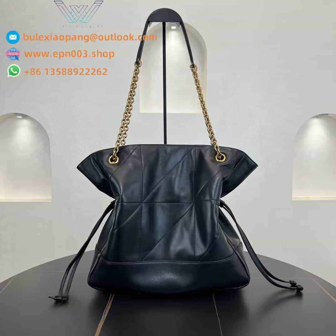 JAMIE SHOPPING IN LAMBSKIN BLACK - 809824AAB321000