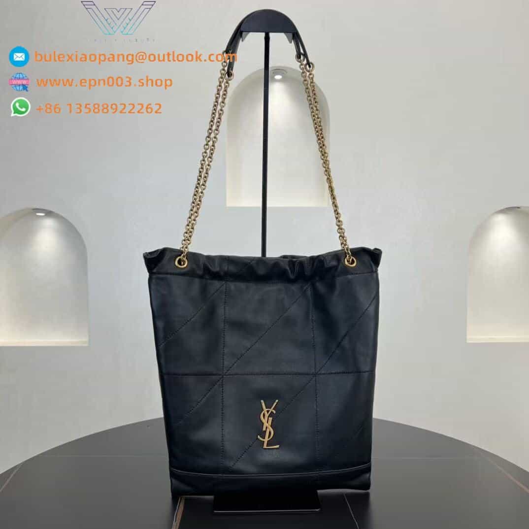 JAMIE LARGE POCHON IN LAMBSKIN BLACK - 828350AAB321000