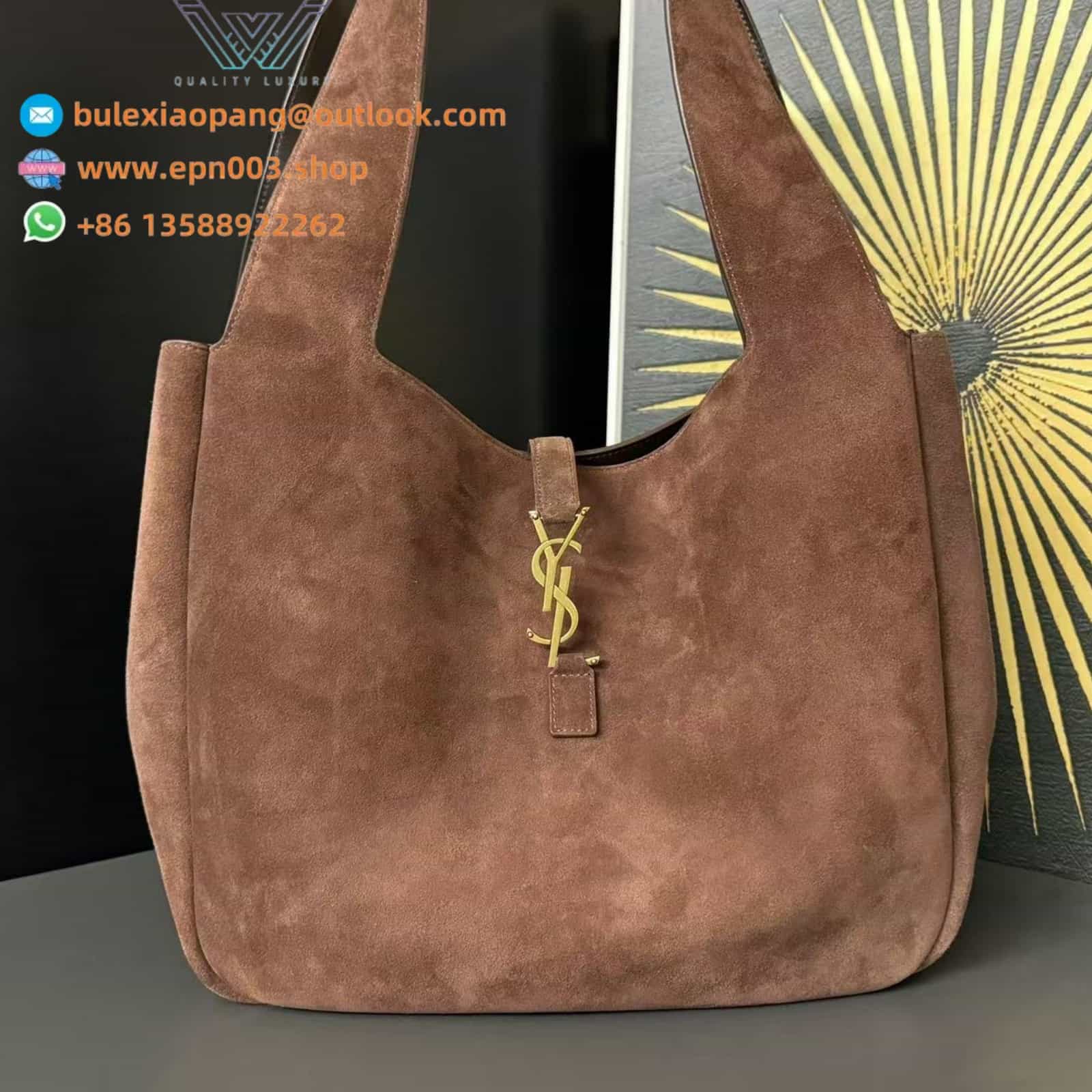 LE 5 À 7 BEA IN SUEDE CARAMEL COGNAC - 763435008IW2885